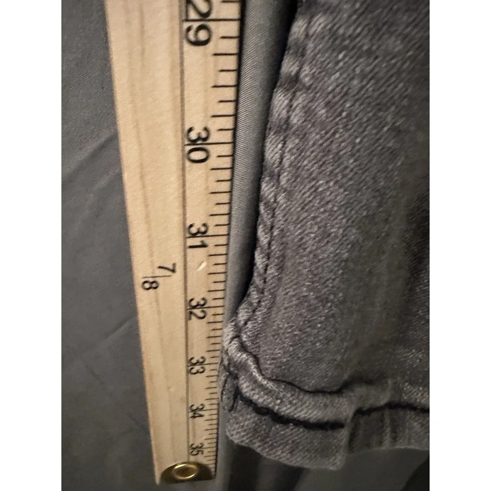 Levi's 514 Jeans Men's 36x34 Grey Straight Fit Denim Gray Faded Wash Casual